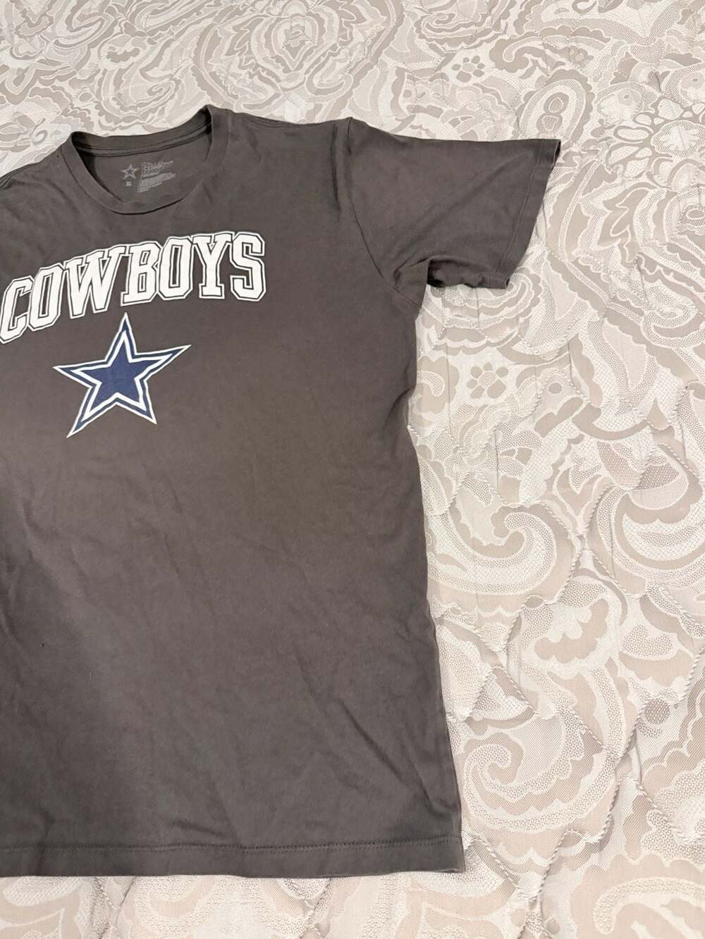 Dallas Cowboys Authentic Men's Gray Short Sleeve T-Shirt Size XL - Picture 6 of 7